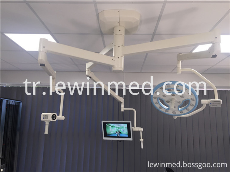 Hollow led lamp with camera system